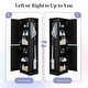 preview thumbnail 23 of 31, Modern Tall Bathroom Cabinet, Freestanding Storage Cabinet with Hooks and Adjustable Shelves, for Bathroom, White