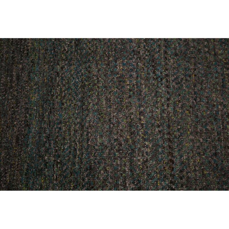 Contemporary Gabbeh Indian Area Rug Hand-Knotted Wool Carpet - 9'0" X 12'2"