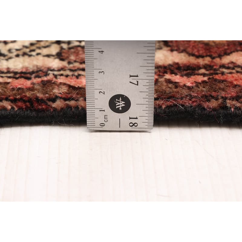 ECARPETGALLERY Hand-knotted Andelz Dark Red Wool Rug - 3'7 x 9'9