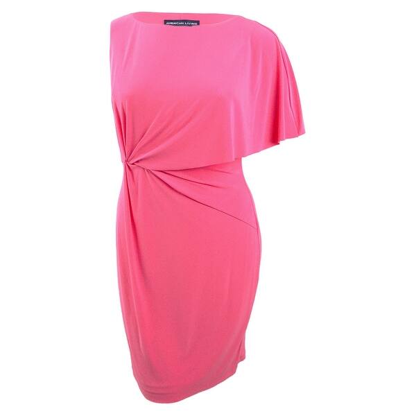 Shop American Living Women S Shoulder Overlay Sheath Dress 14
