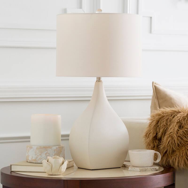 Verity Cream Transitional Table Lamp