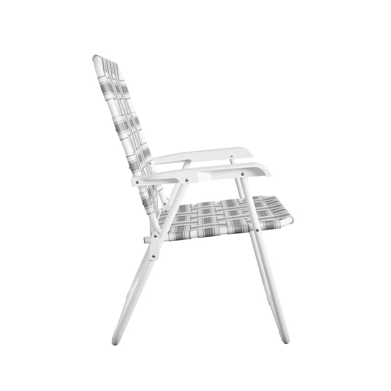 The Novogratz Poolside Gossip Collection Priscilla Folding Chair (2-Pack)
