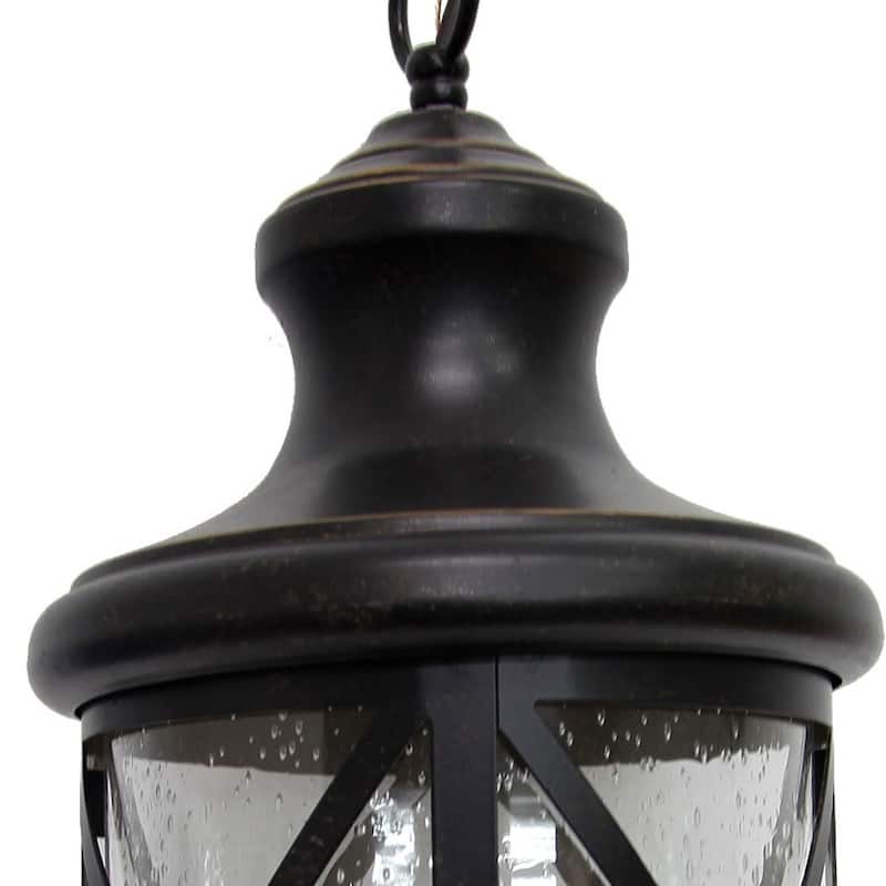 Taysom 3 Light Exterior Hanging Light in Oil Rubbed Bronze