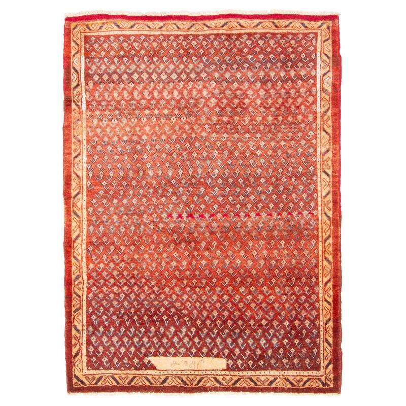 ECARPETGALLERY Hand-knotted Andelz Copper Wool Rug - 3'5 x 4'7