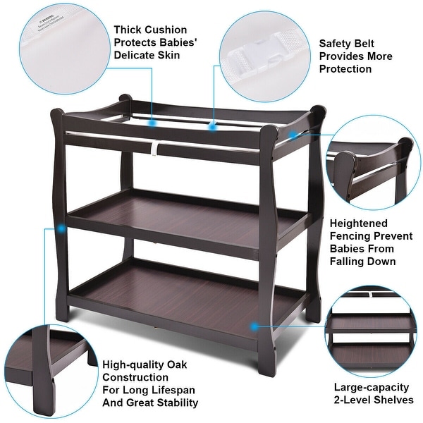 large baby changing table
