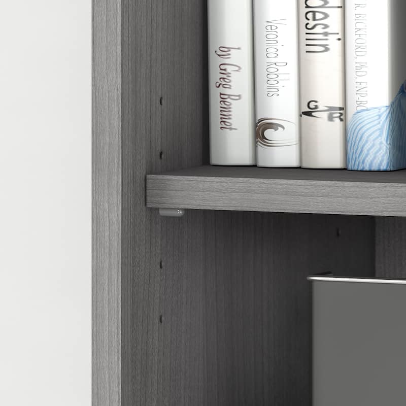 Studio C Tall 5 Shelf Bookcase Bookshelf Organizer by Bush Furniture