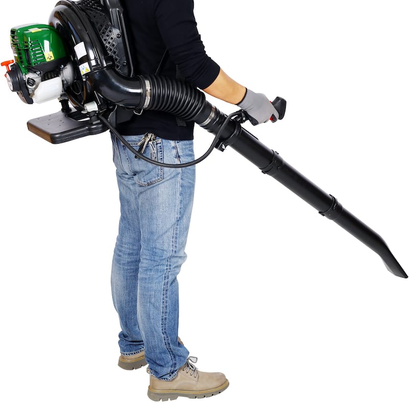 4-Stroke Backpack Leaf Blower, GAS 37.7cc,1.5HP 580CFM, Super light Weight 16.5lbs