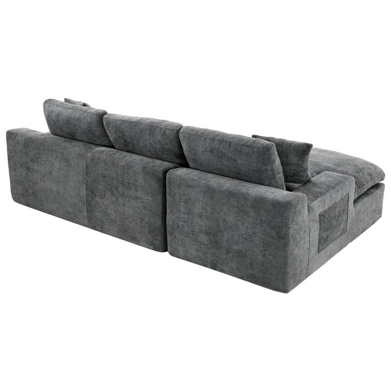 Cloud Sectional Sofa 107.9" Upholstered Sofa Couch
