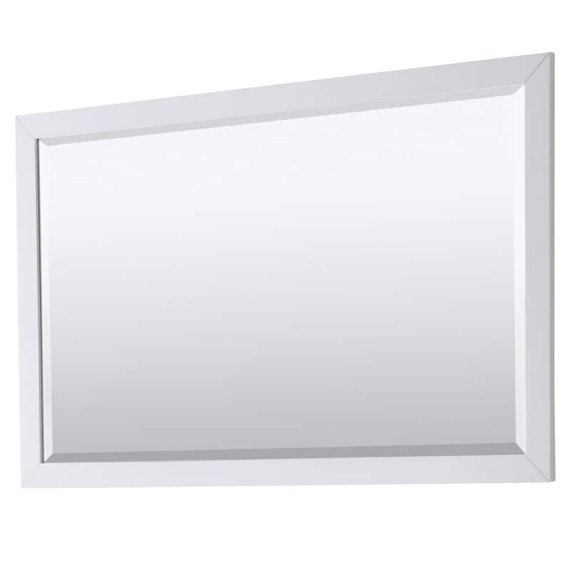 Strada 66-Inch Double Vanity Cabinet, 58-Inch Mirror