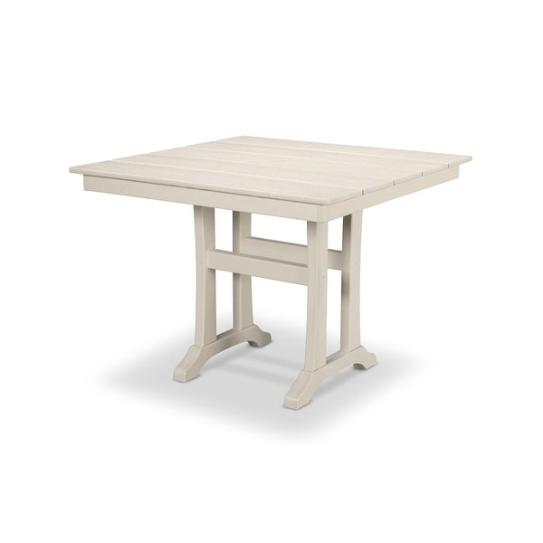 Trex Outdoor Furniture Farmhouse Trestle 37" Dining Table - Thumbnail 4