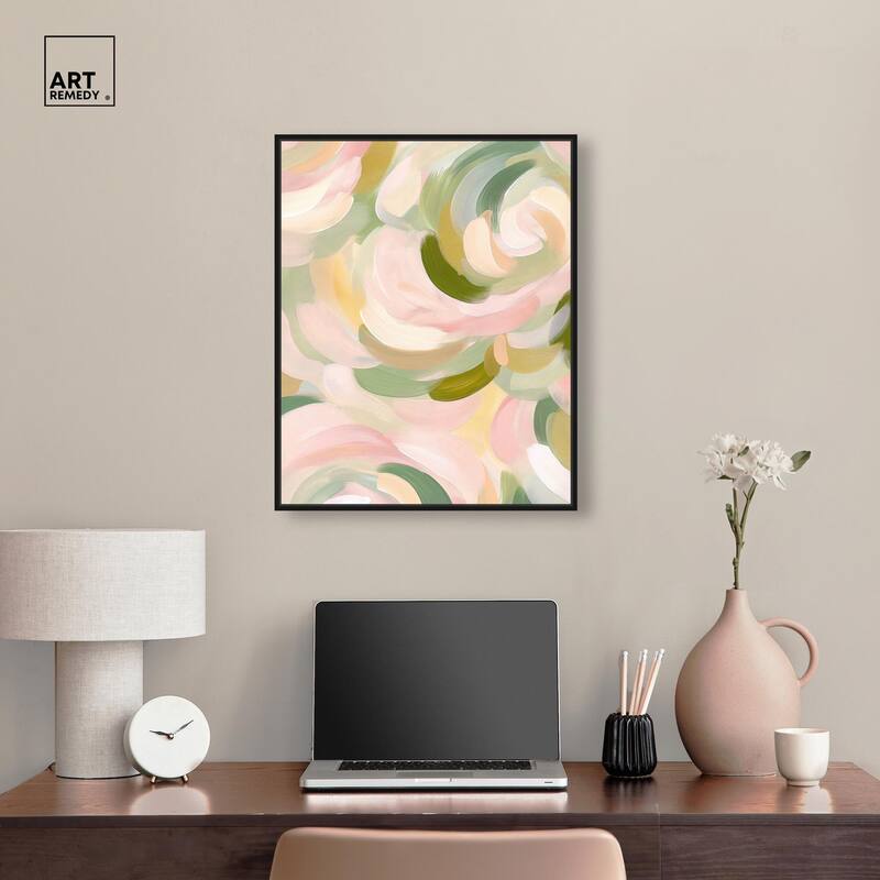 Brushstroke I Canvas by Art Remedy