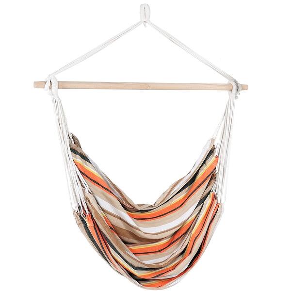 Sunnydaze Jumbo Hanging Hammock Chair Swing & Stand Combo Multiple