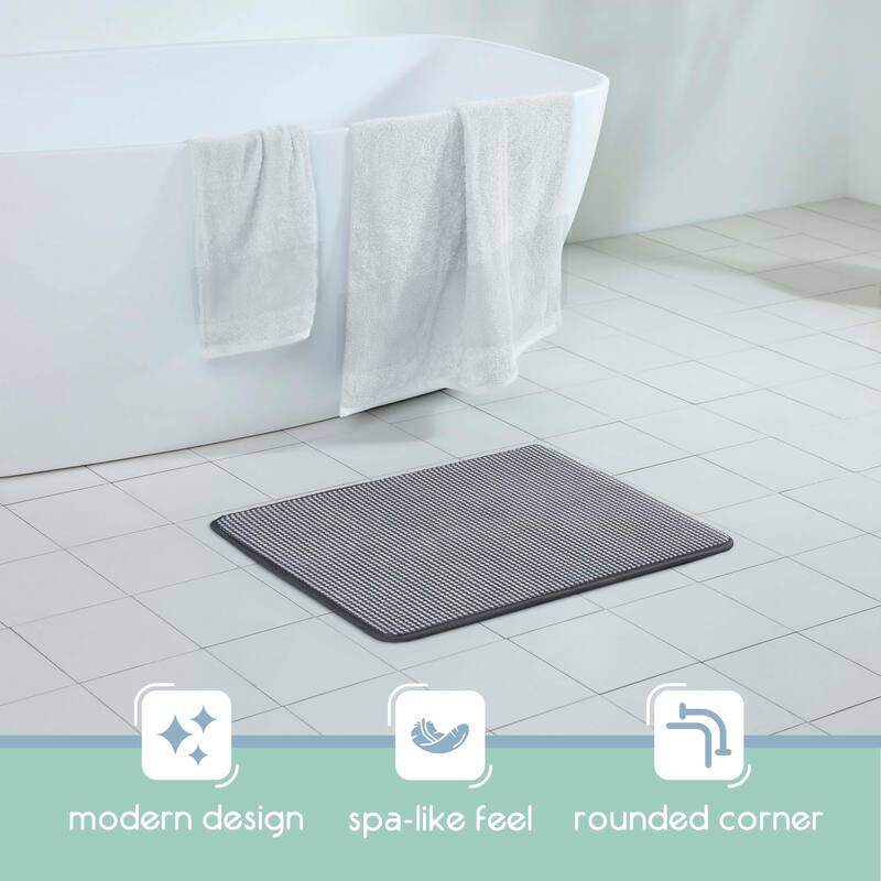 Vellux Bliss Memory Foam Bath Rug