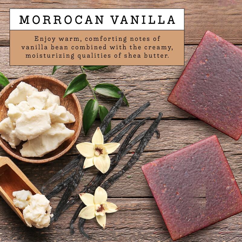 Lovery Handmade Goat Milk Soap Made in USA with Shea Butter - Moroccan Vanilla Scent - Goats Milk Soap Bar, Single