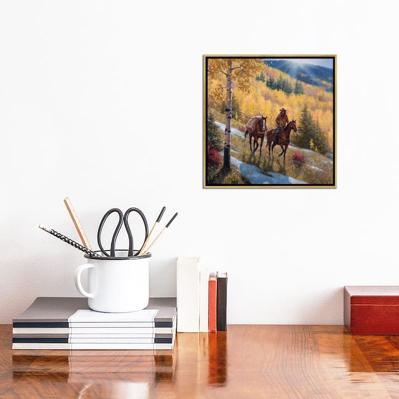 iCanvas "Glow of Indian Summer" by Jack Sorenson Framed Canvas Print