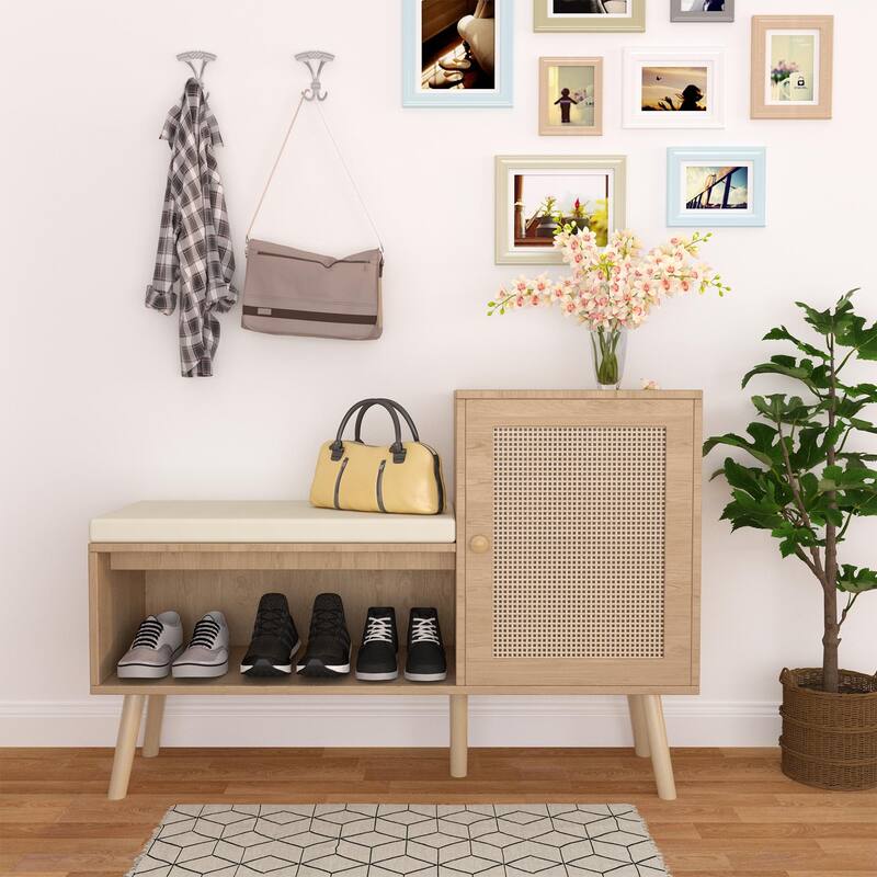2-in-1 Shoe Storage Bench