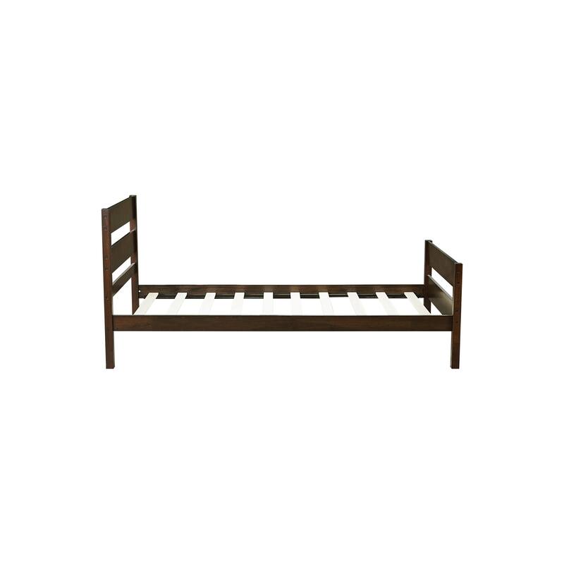 Twin Bed with Headboard, Footboard, and Under-Bed Storage, Stylish and Durable