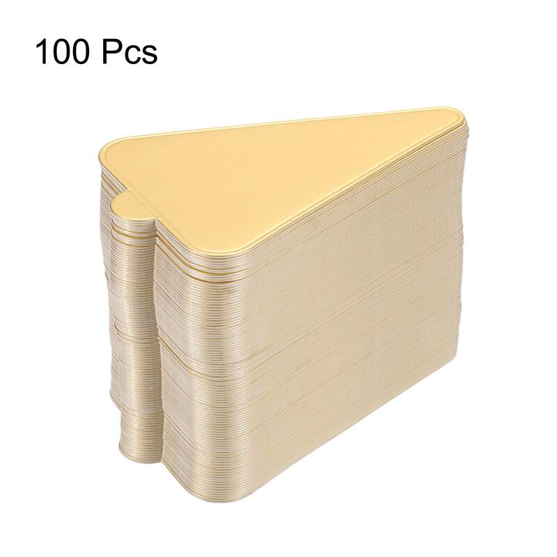100pcs Mini Cake Boards, Mousse Cake Cardboards Triangle for Cake Bases