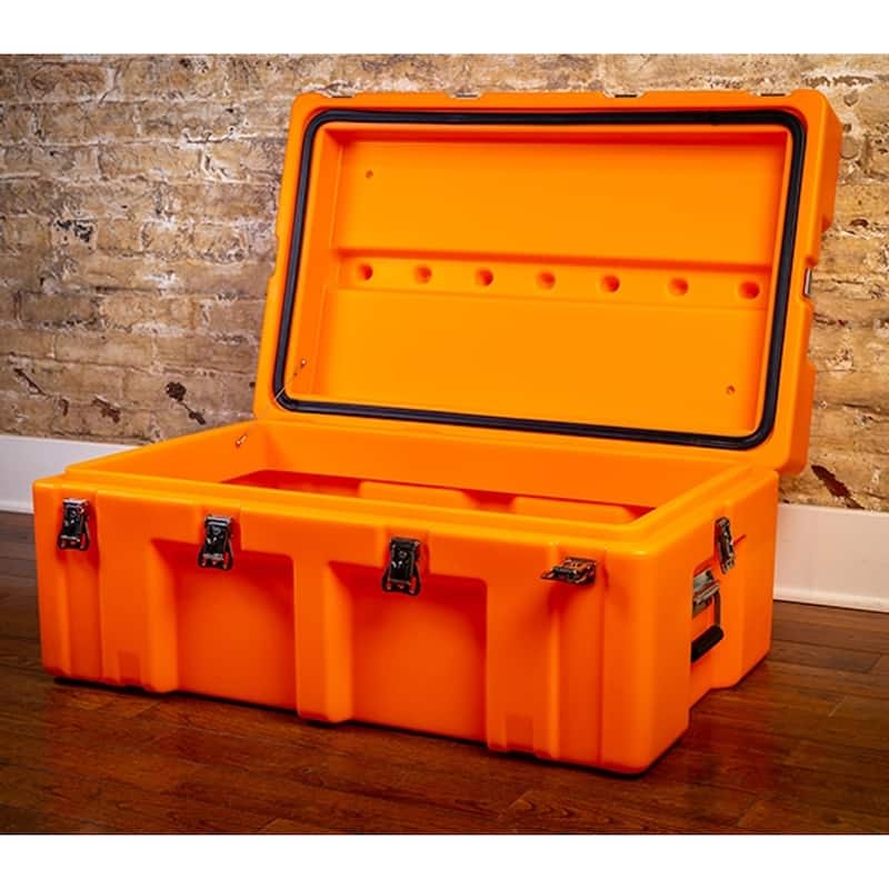 The Iron Brick® Trunk - STRONGEST College Trunk - Orange
