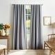 preview thumbnail 11 of 25, Martha Stewart Bedford Woven Plaid Blackout Curtain Panel Pair 95-inch - Grey