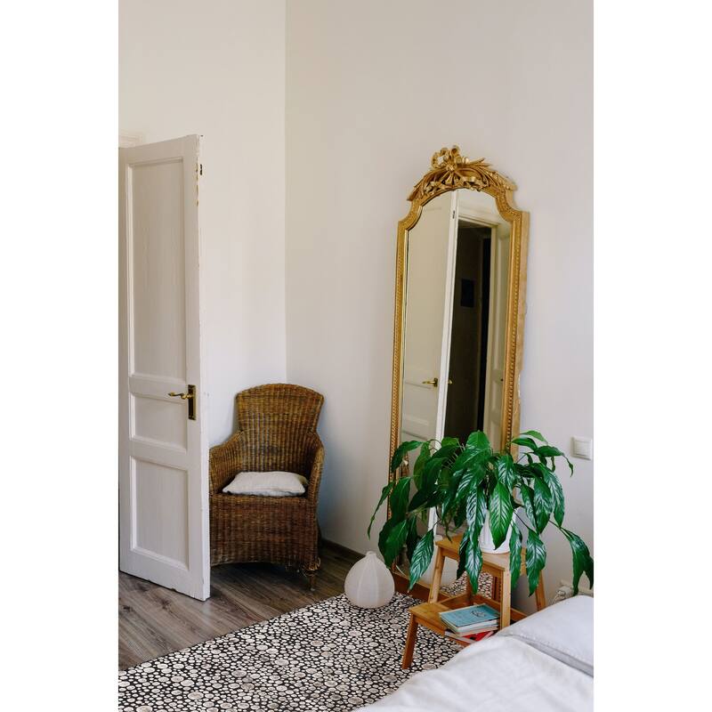 ECARPETGALLERY Hand Loomed Elysian Taupe Viscose, Wool Rug - 4'11 x 7'0