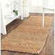 SAFAVIEH Handmade Natural Fiber Sofja Casual Solid Jute Rug - 2'3" x 7' Runner - Natural