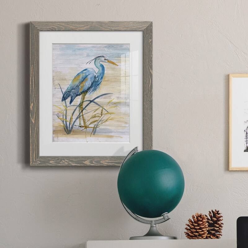 Blue Heron I-Premium Framed Print - Ready to Hang