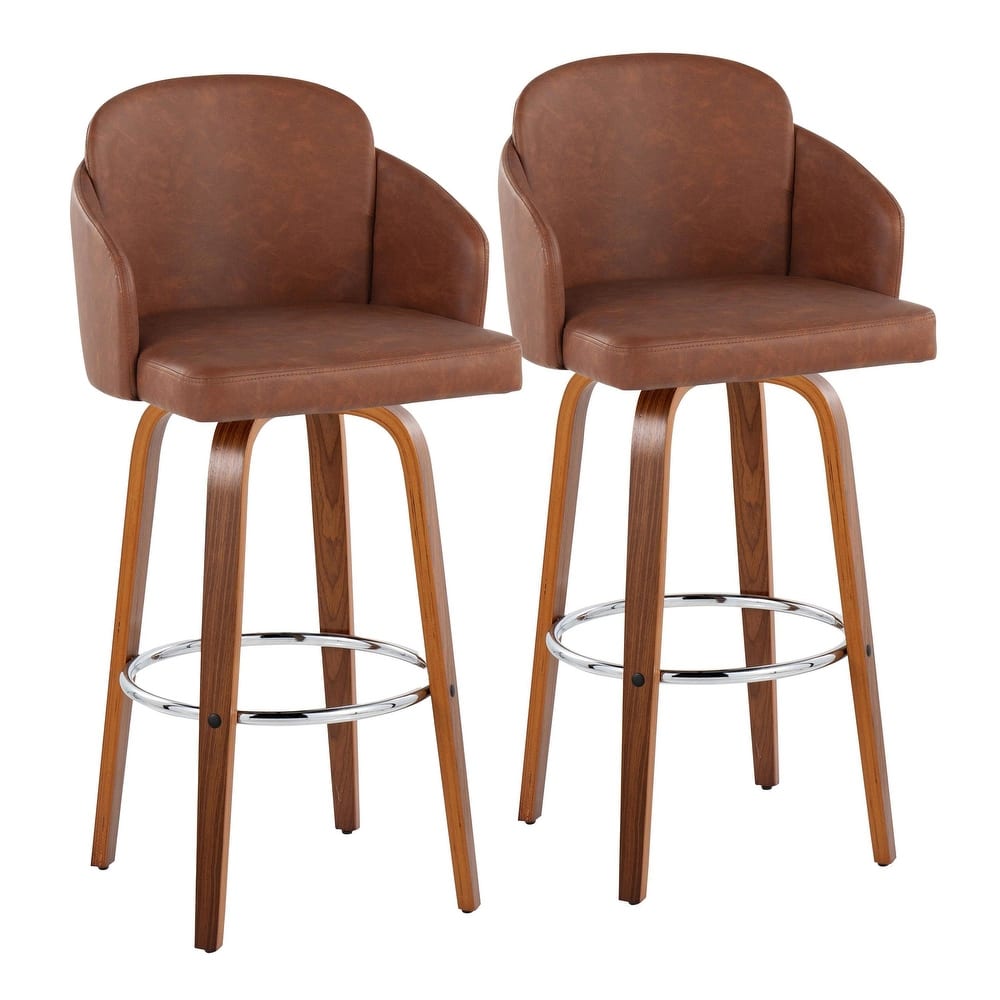 Dahlia 30" Fixed-Height Barstool - Set of 2