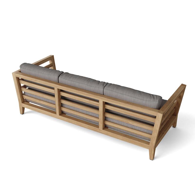 Cordoba Teak Outdoor Sofa with Sunbrella Cushions