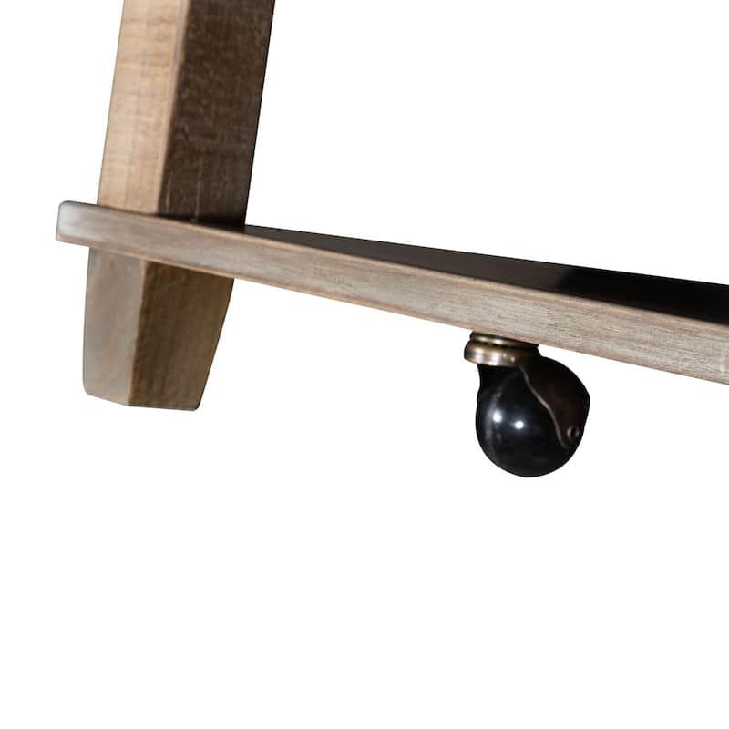 Parkland Falls Weathered Taupe Square Lift Top Cocktail Table with Castors