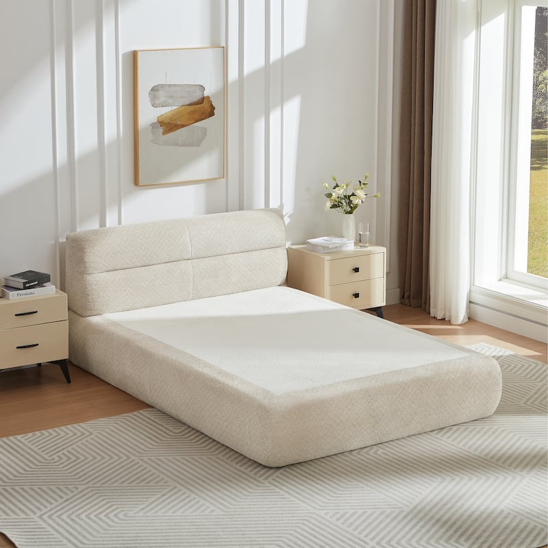 Compressible Chenille Sofa Bed for Living Room and Apartments