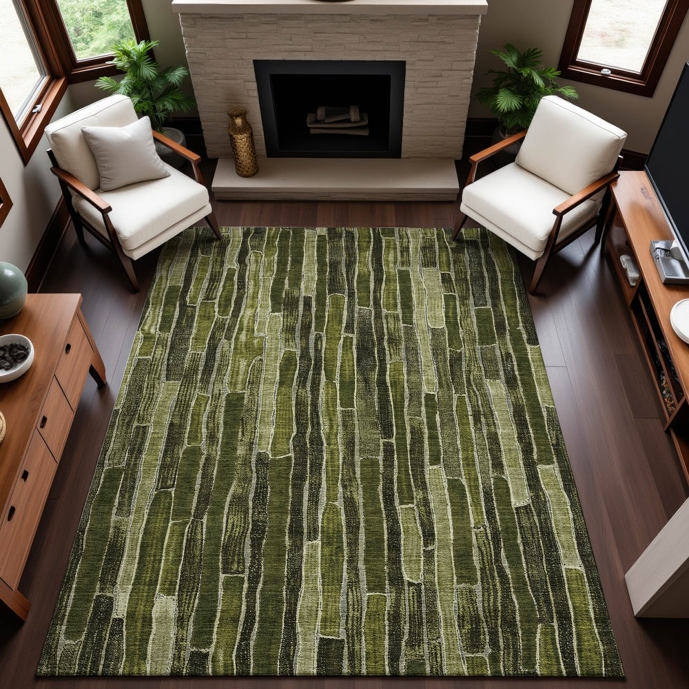 Premium Washable Super Soft Modern Stripes Mayfield Rug