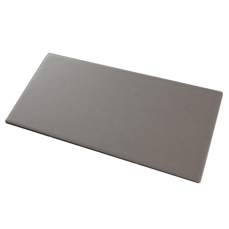 Merola Tile Piscina Brick Matte Dark Grey 9-5/8" x 19-1/2" Porcelain Floor and Wall Tile