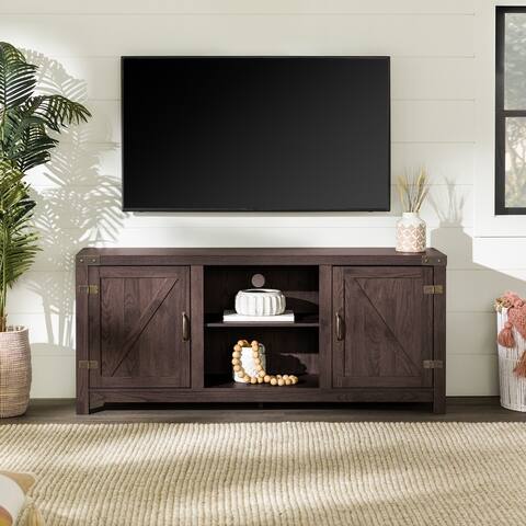 Middlebrook Firebranch 58-inch Barn Door TV Console