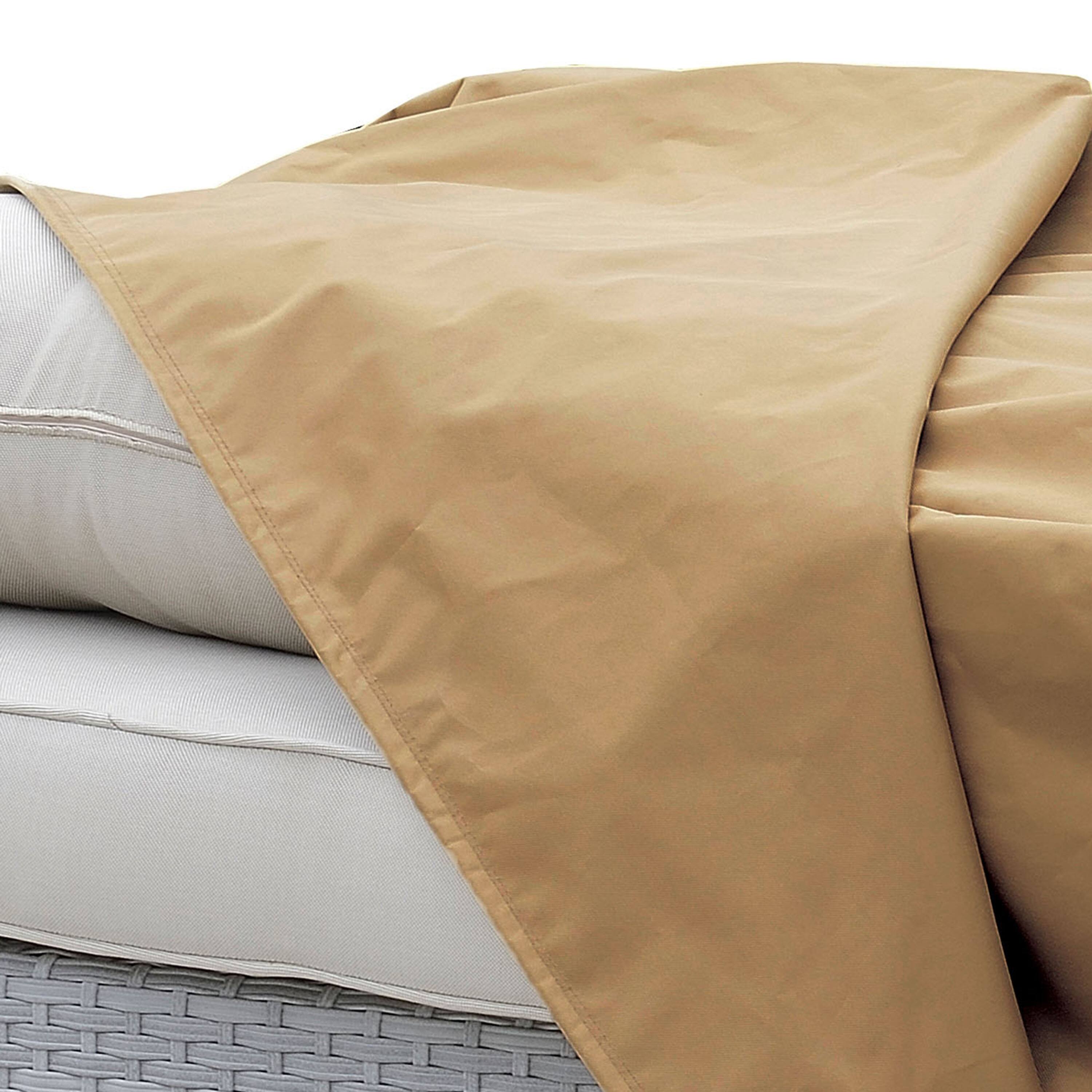 Boyd Transitional Brown Waterproof Small Sofa Dust Cover by Furniture