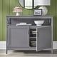 preview thumbnail 5 of 17, Simple Living Southport 2-Door Buffet/Sideboard