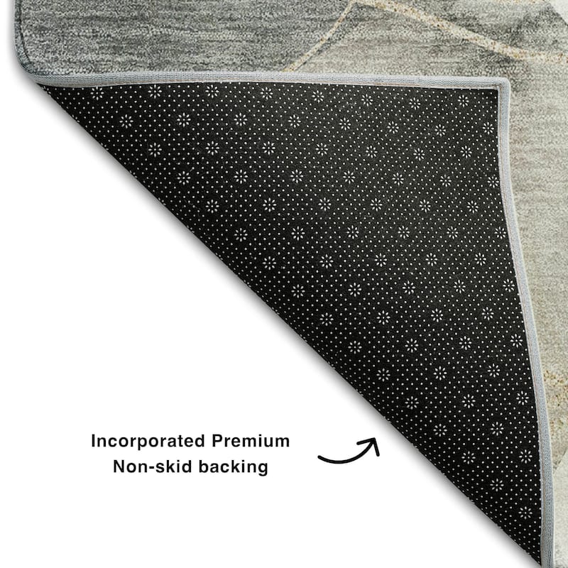 Premium Washable Super Soft Abstract Modern Mayfield Rug