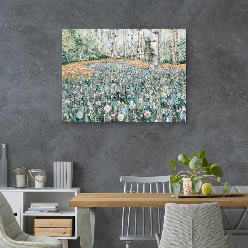 Forest Flowers by Studio Arts Canvas Art Print