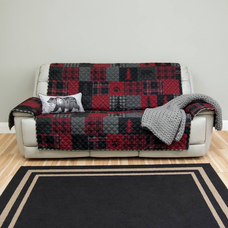 Donna Sharp Red Forest Polyester Furniture Covers