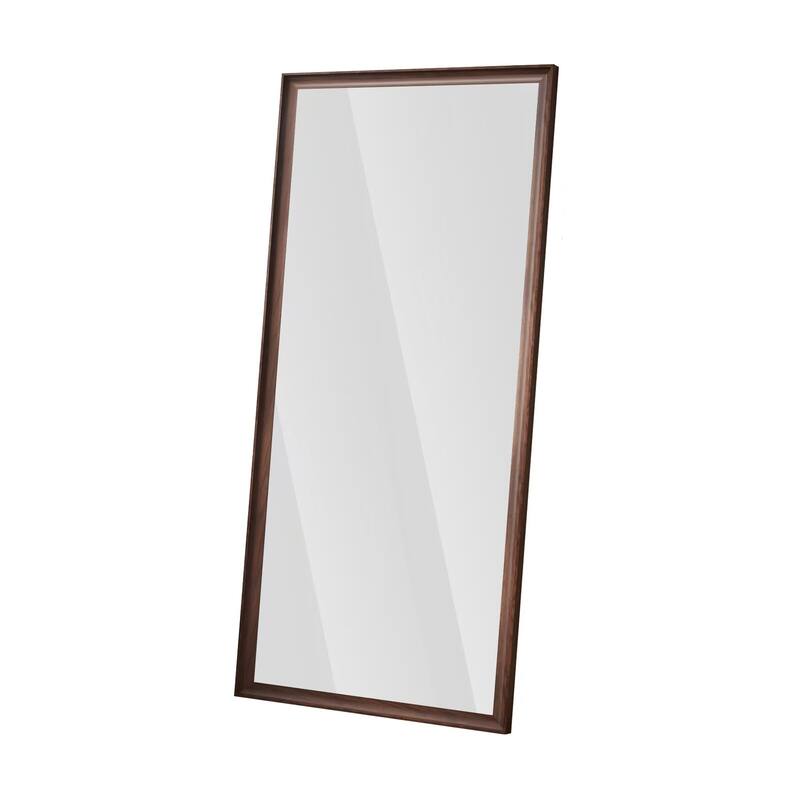 70*32 inch full-body floor mirror with Artificial wood frame, elegant design and durability - Antique brown