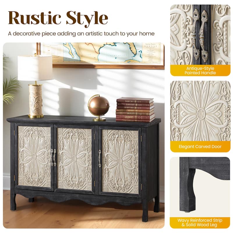 3-Door Accent Cabinet