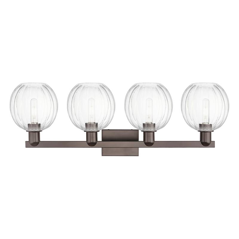 Innovations Lighting Downtown Urban - Preston - 4 Light 36" Globe Shade Bath Vanity Light