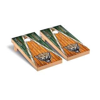 LaVerne Leopards Weathered Cornhole Board Set