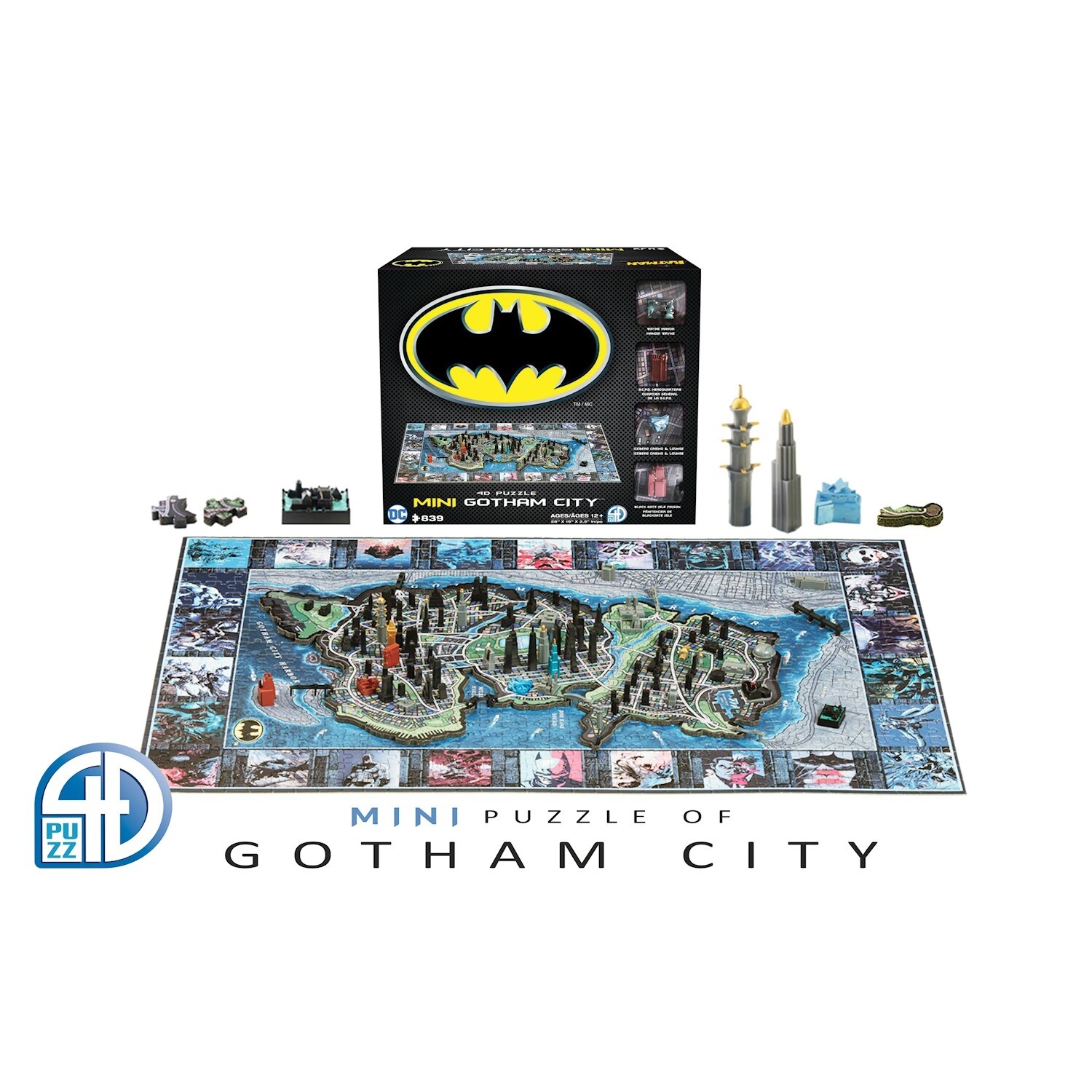 Shop 4d Cityscape Puzzle Gotham City Batman 3d Architectural