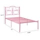 preview thumbnail 15 of 29, VECELO Kids Bed Frame, Twin Size Bed Set of 2