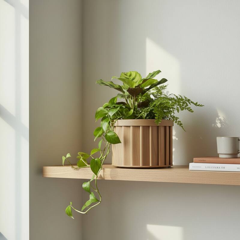 Round Strata Planter