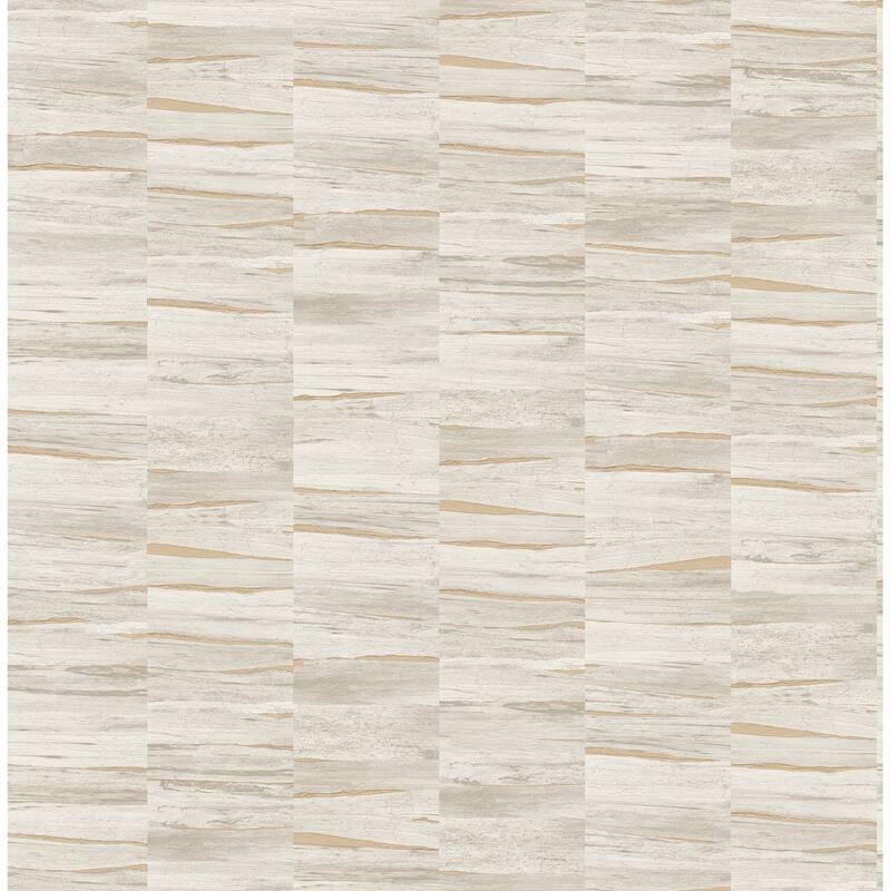Fine Decor Hugo Dove Faux Wood Wallpaper - N/A