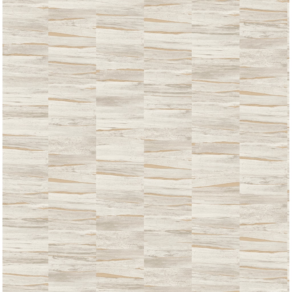 Fine Decor Hugo Dove Faux Wood Wallpaper - N/A