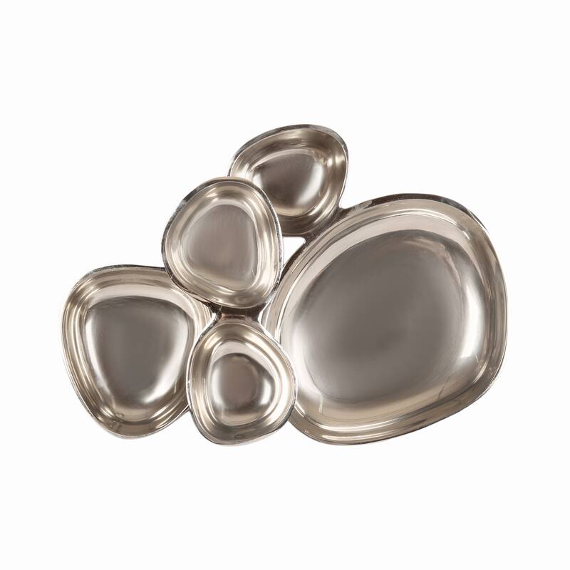 Kate and Laurel Cluso Footed Cluster Tray