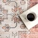 preview thumbnail 7 of 16, Nuloom Noemie SplashGuard Vintage Medallion Machine Washable Area Rug